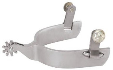Weaver - Men's Spur with Engraved Silver Buttons