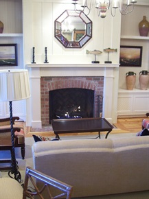 clubhouse lounge fireplace