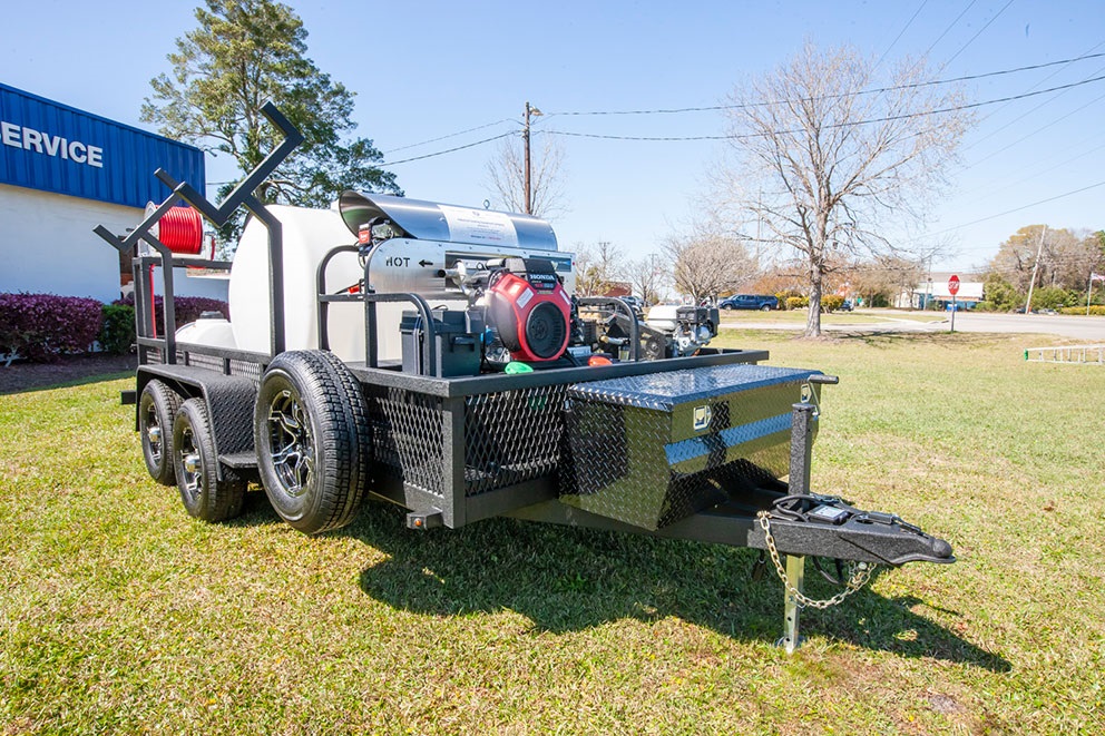 Bulletproof Mud Dog Trailer - Mud Dog Pressure Washing Trailers