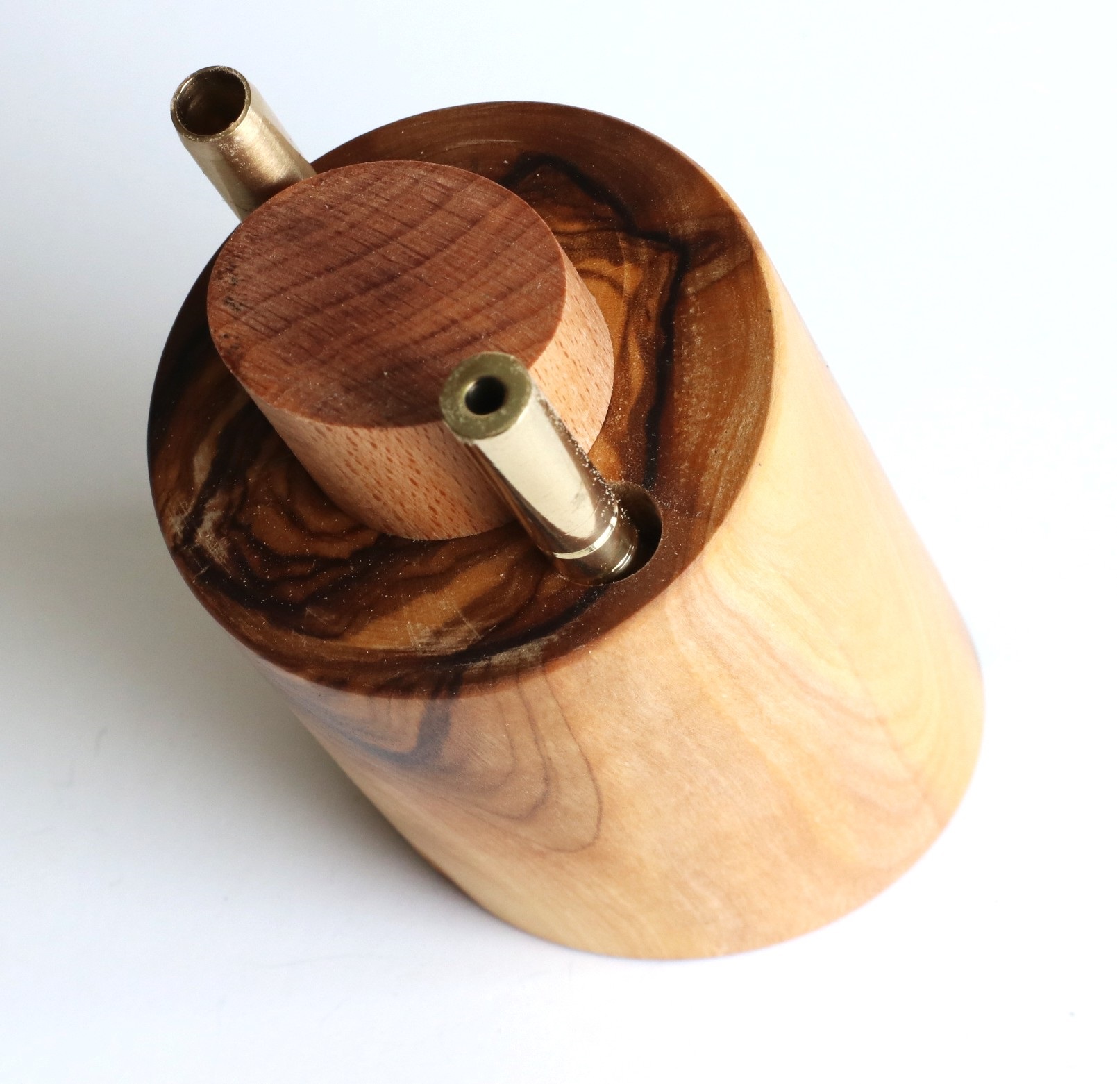 Olive Wood Table Top Dugout-Unique one of a kind design
