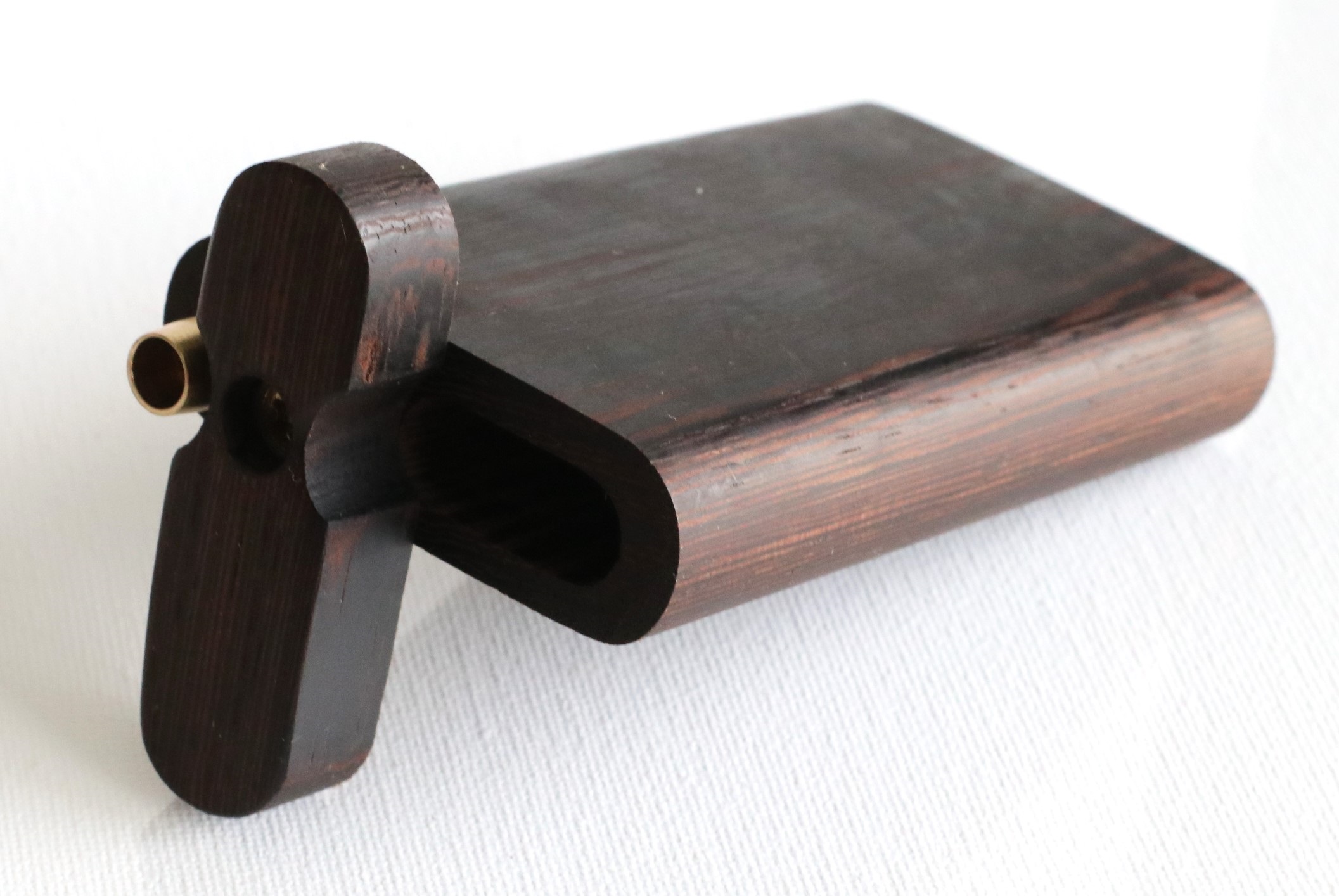 3" & 4" Dark Wenge Dugouts & Pipe-American Crafted Stash Box - Wenge Wood Stash Box