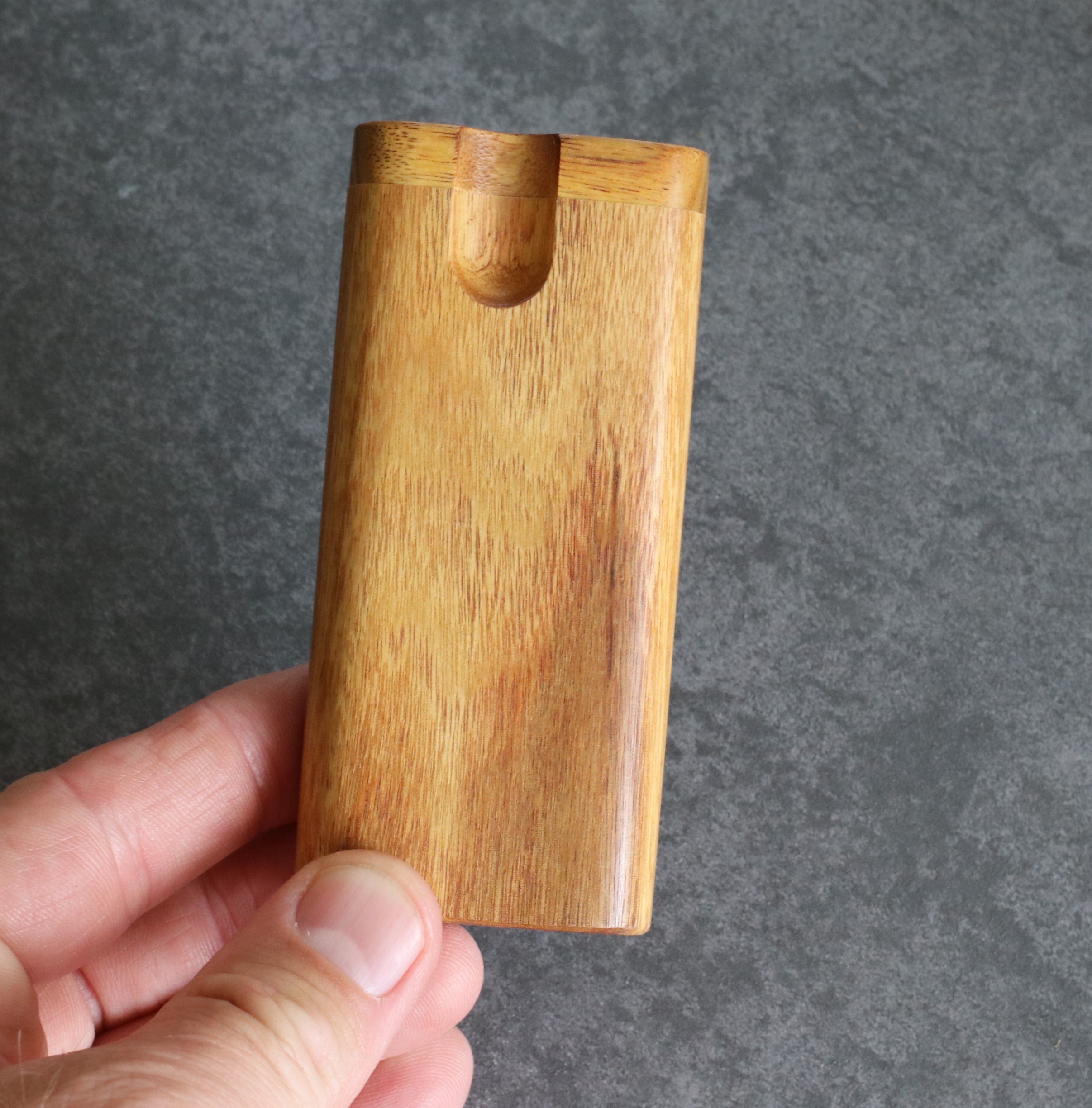3" & 4" Mahogany Dugouts- Swivel Lid- One Hitter Pipe included - Micro Dugout by Better Life