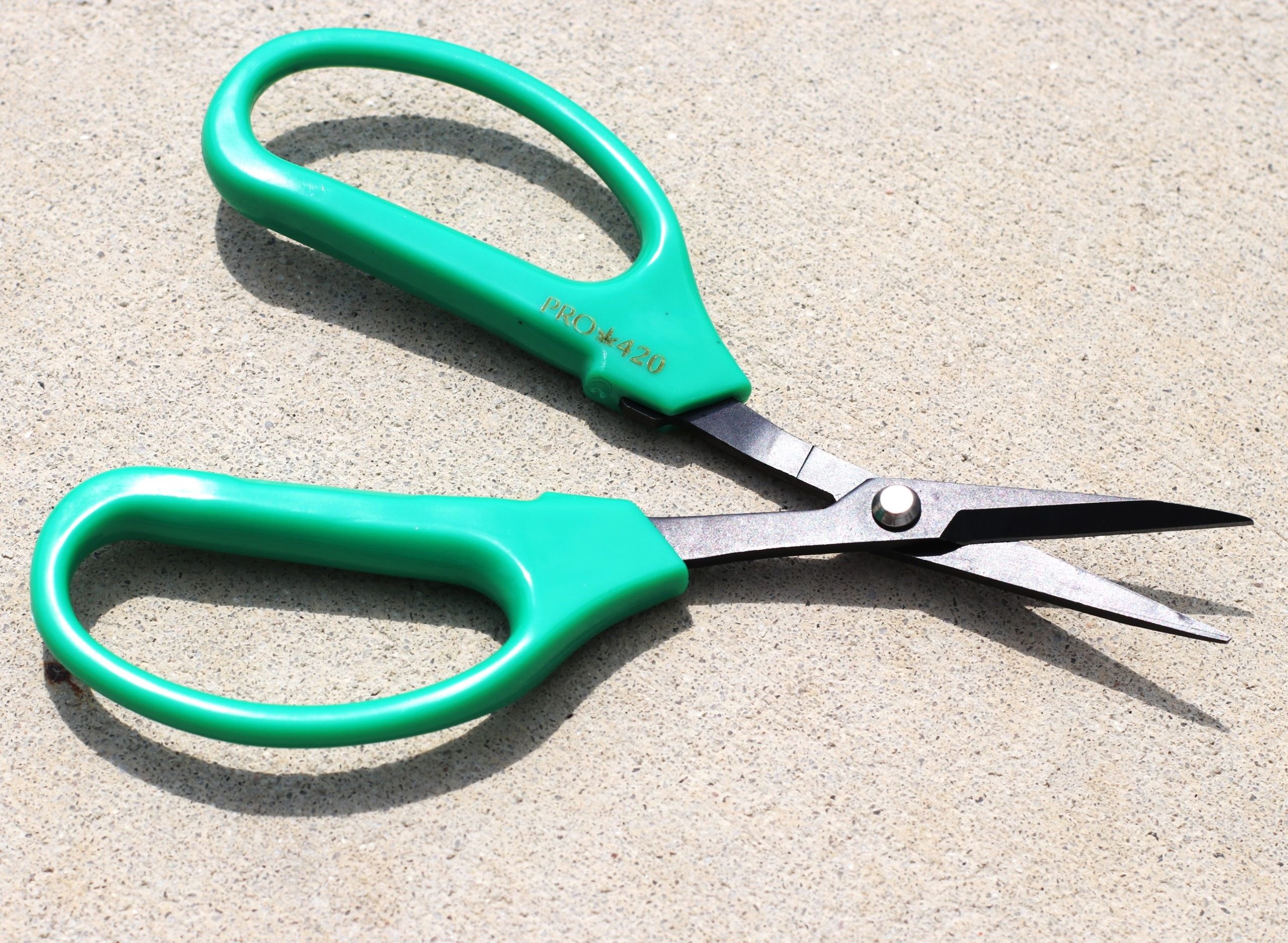 PRO 420 Scissors-2 Pack of Classic & Spring Loaded- Bud Trimming Scissors - Classic Bonsai Scissors