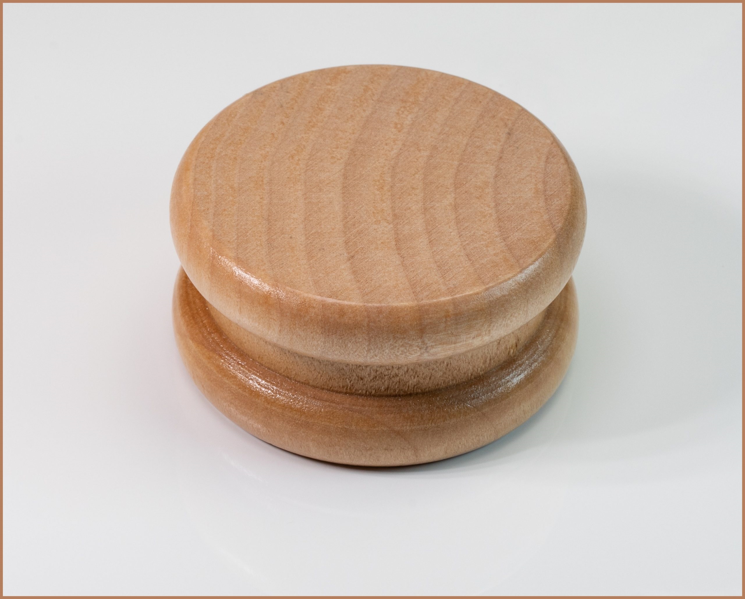 2" Wood Herb Grinder-2-piece Magnetic Lid