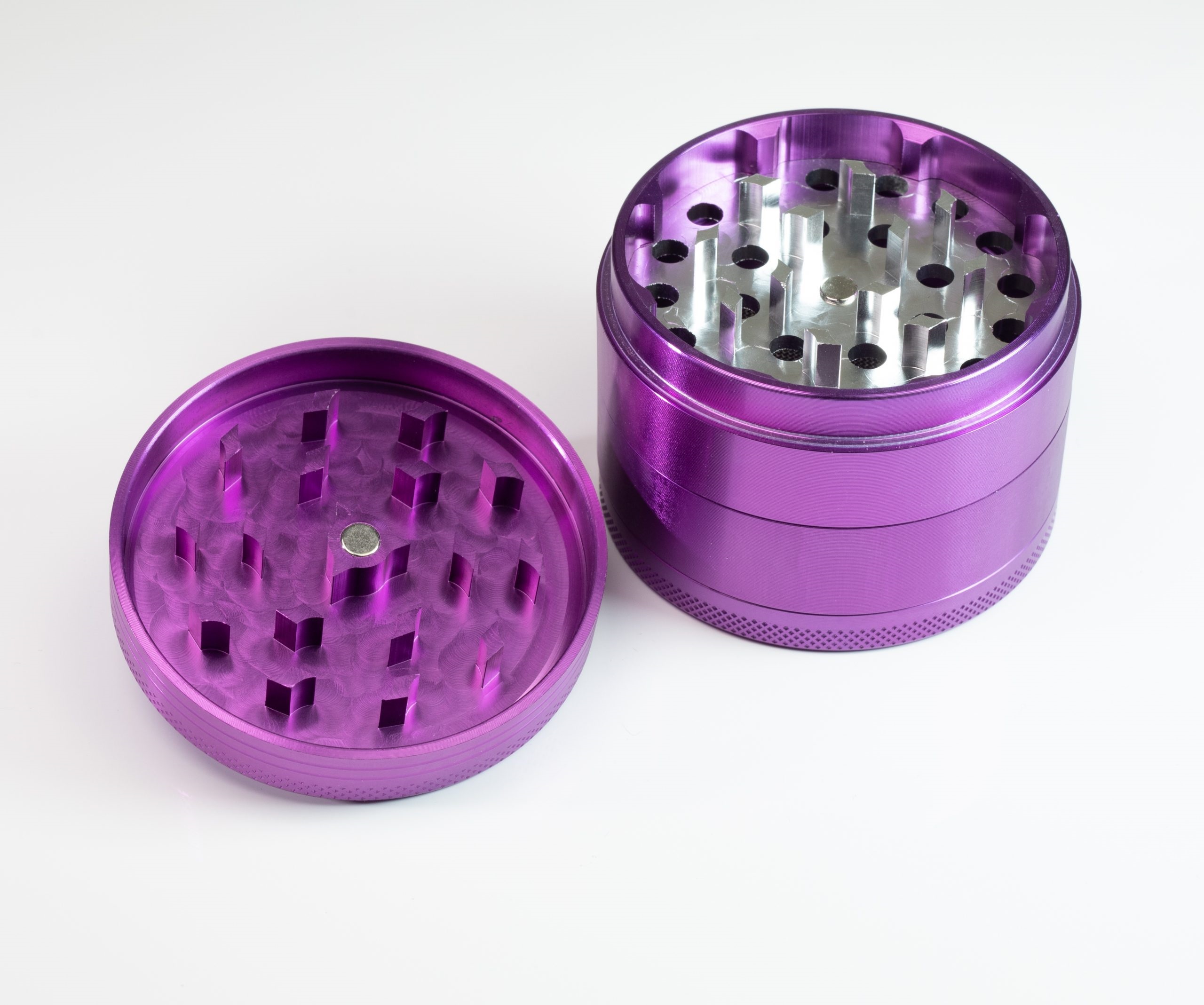 Purple Herb Grinder- 2.5" 4 Piece Professional Grade herb Grinder