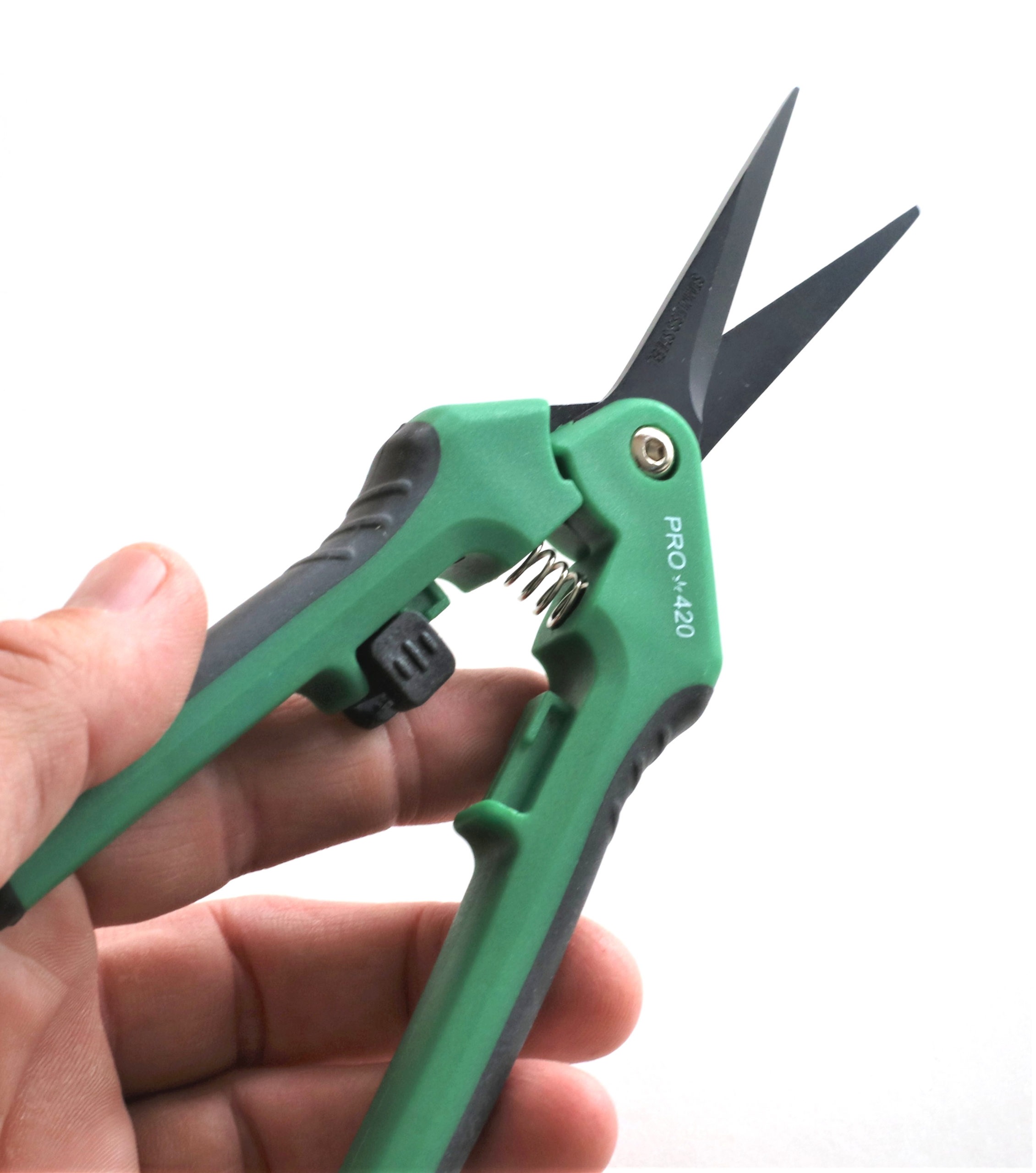 PRO 420 Spring Loaded Scissors- 2 Pack of Professional Trimming Scissors
