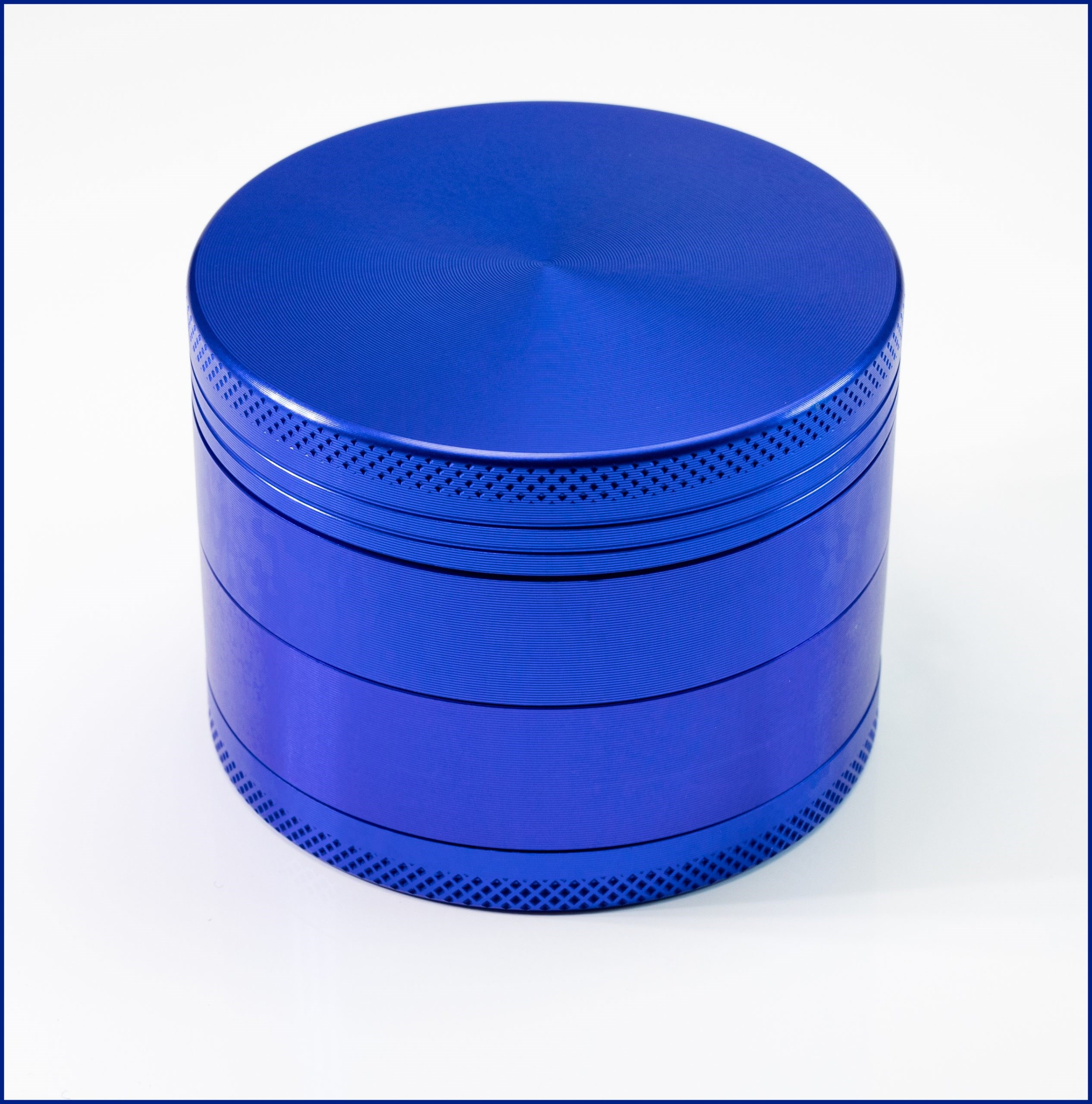 Blue Herb Grinder- 2.5" 4 Piece Professional Grade herb Grinder