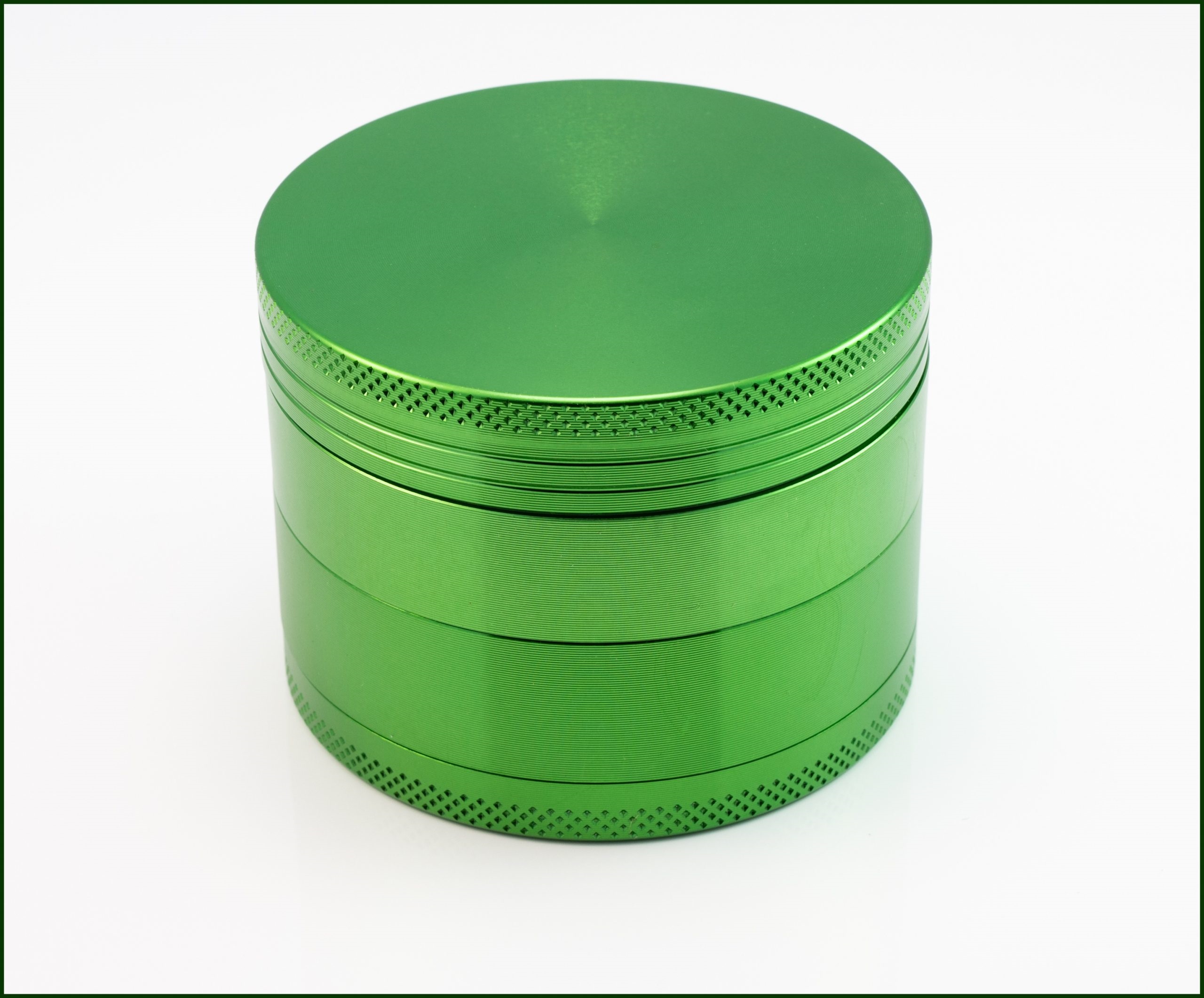 Green Herb Grinder- 2.5" 4 Piece Professional Grade herb Grinder