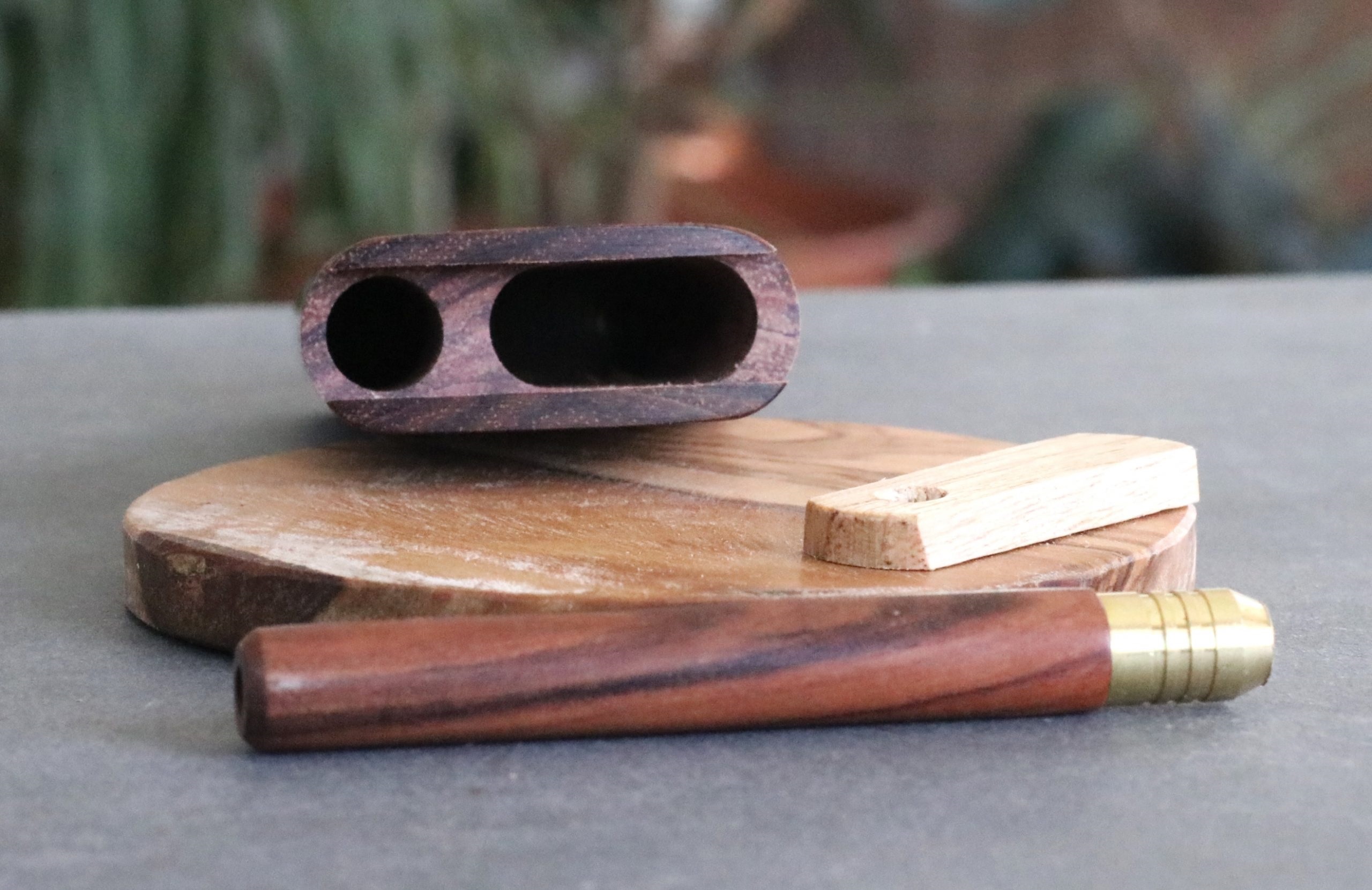 3" & 4" Honduras Wood Dugouts-  Slider Lid- One Hitter of your Choice - Honduras Dugout