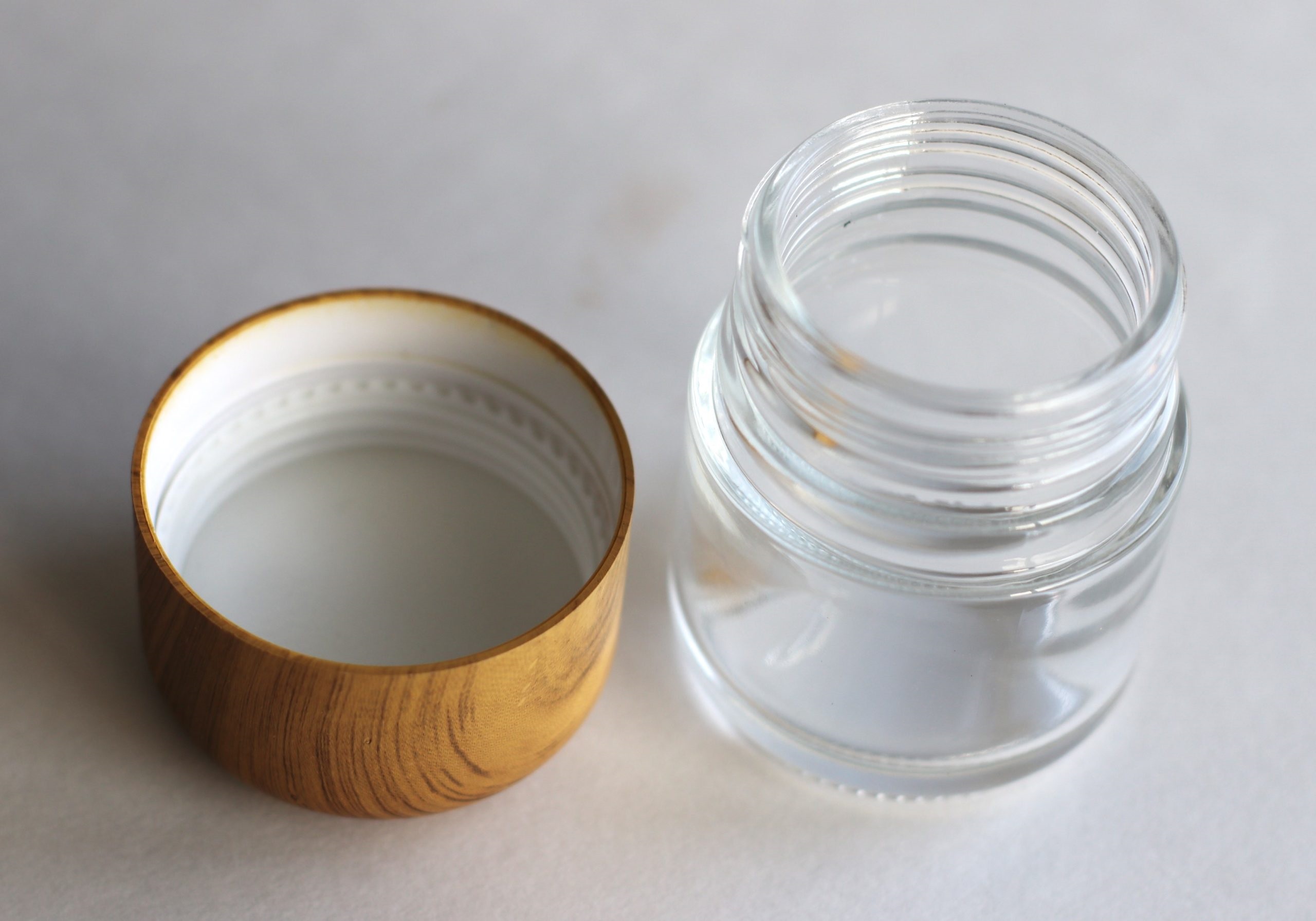 3" Glass Stash Jar-Smell Proof-Child Proof Lid-Safe and Secure Jar