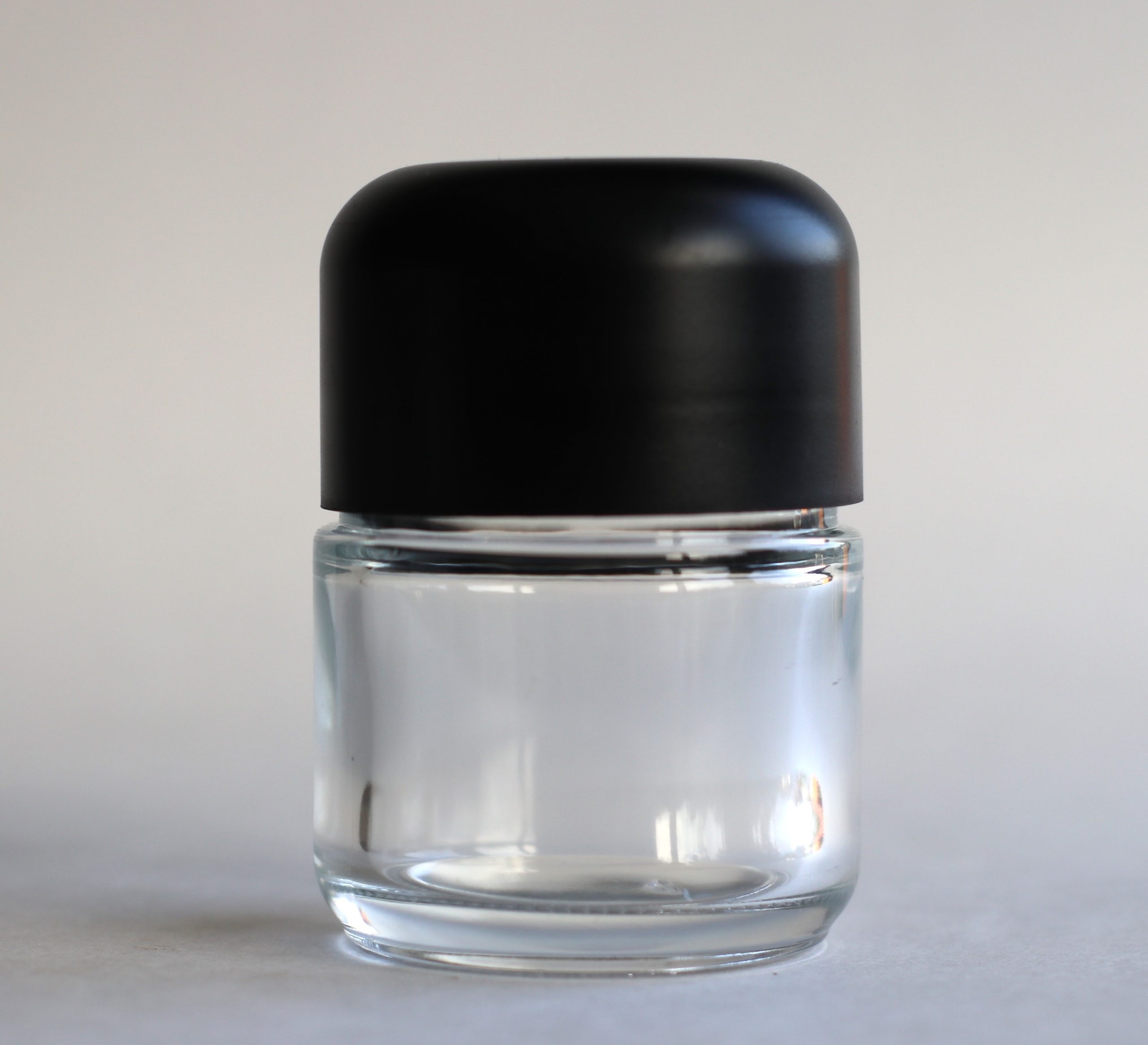 3" Glass Stash Jar-Smell Proof-Child Proof Lid-Safe and Secure Jar