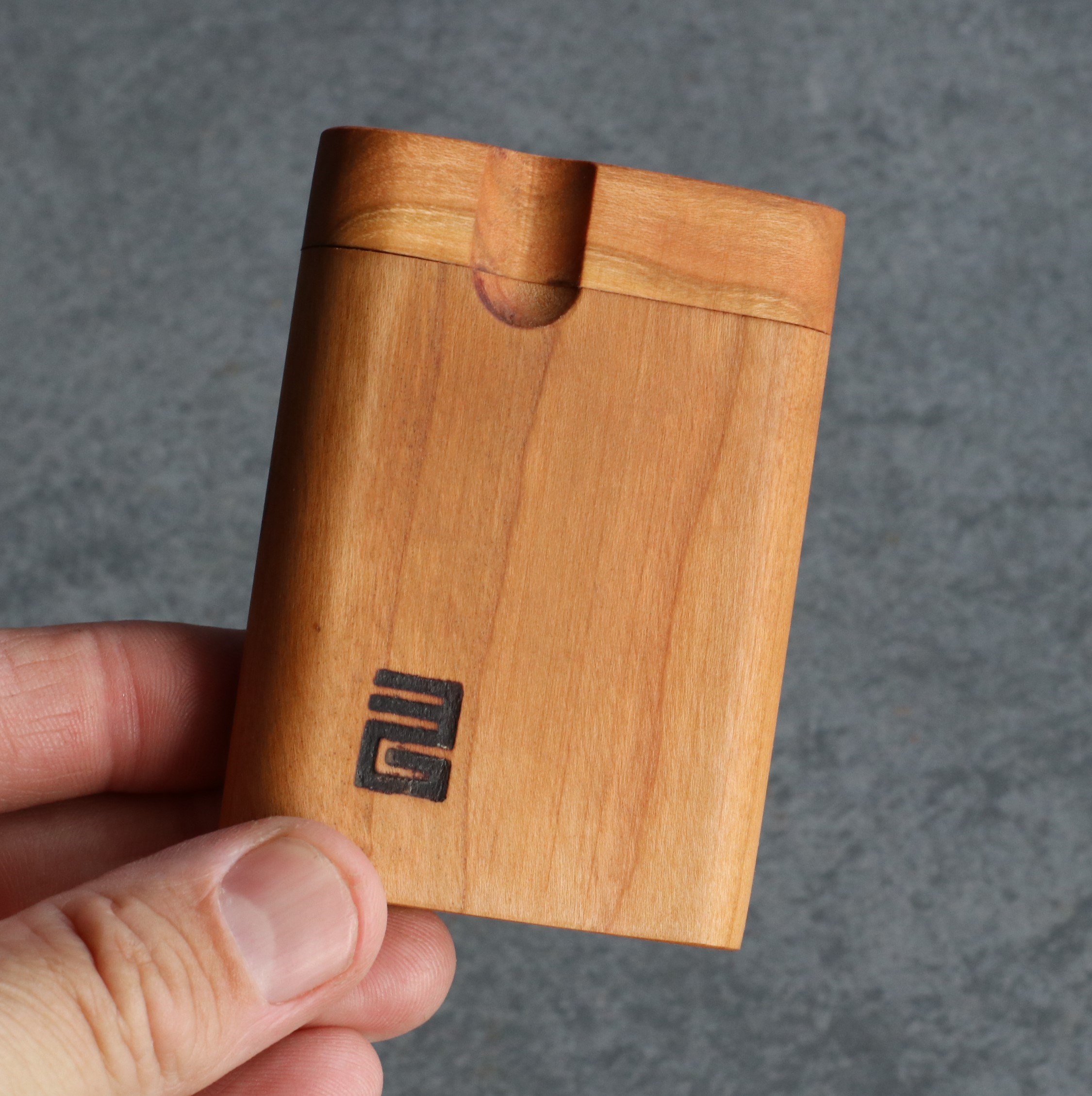 Cherry Wood Dugouts by 3rd Grain-American Crafted Swivel Lid Dugout