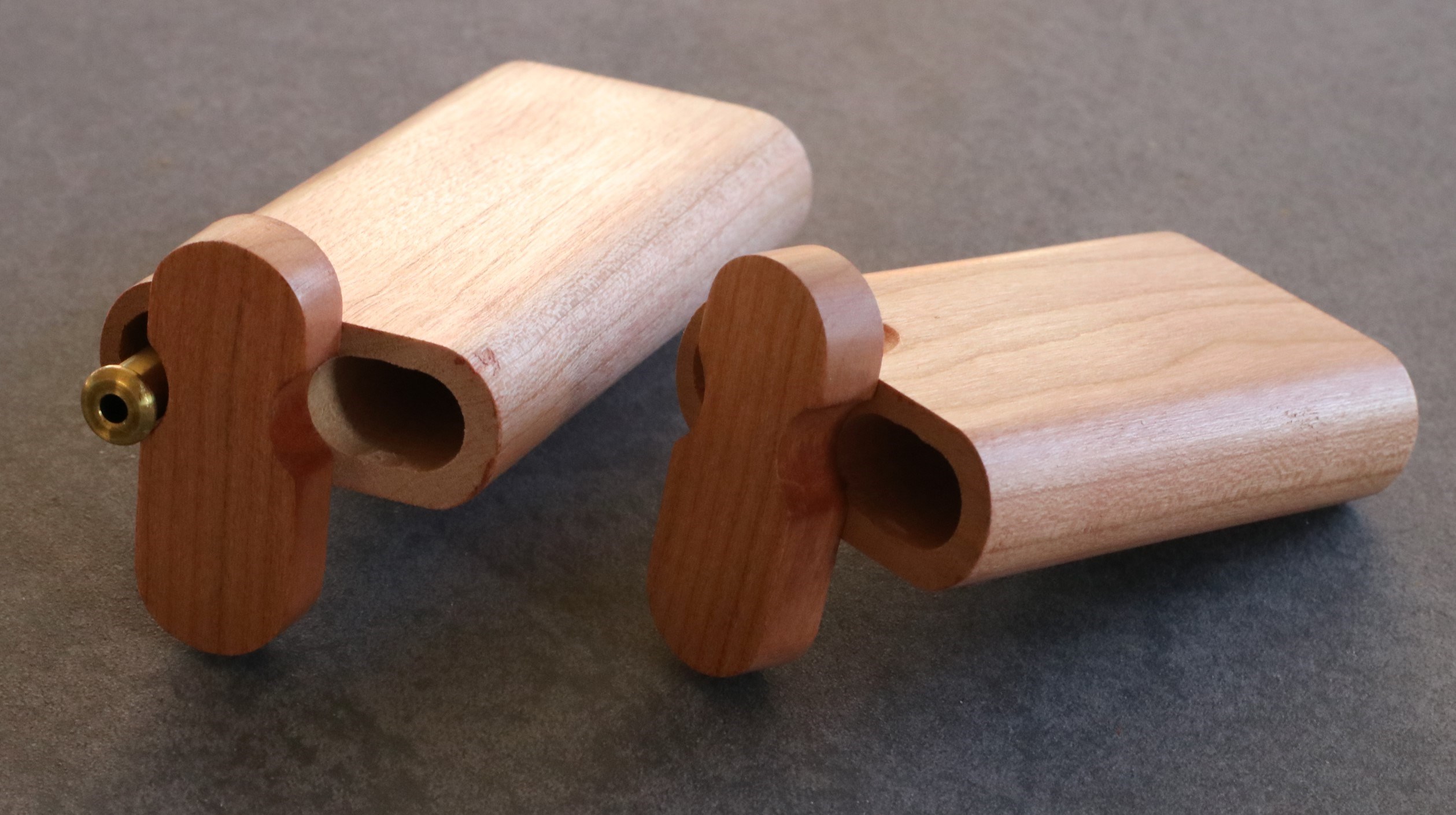 Cherry Spring Lock Dugouts & One hitter pipes-American Handcrafted Stash Boxes