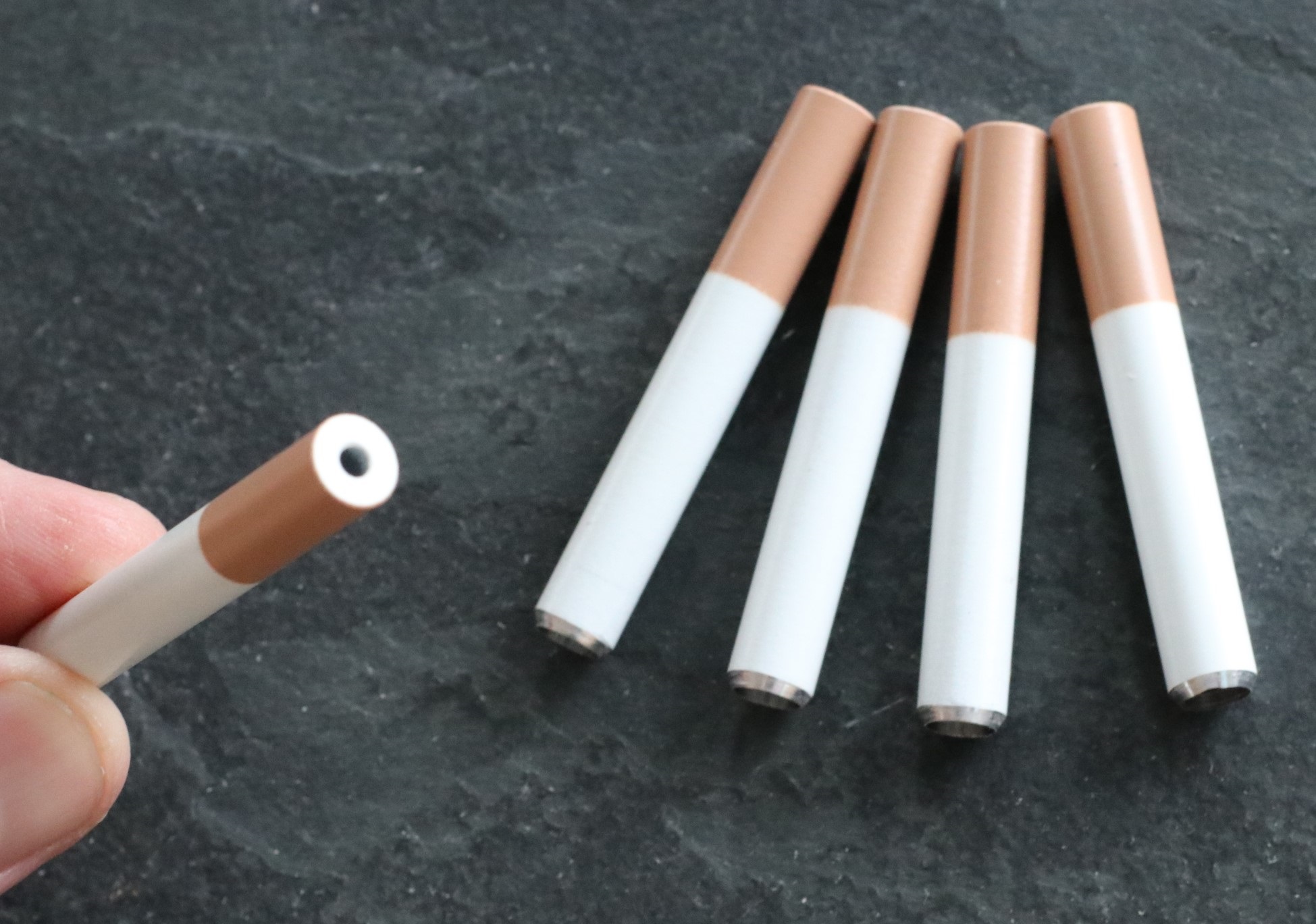 2" Metal Cigarette Style One Hitter Pipes-LOT OF 100-Wholesale Prices-Limited Quantity - 2' Metal One Hitter Pipes