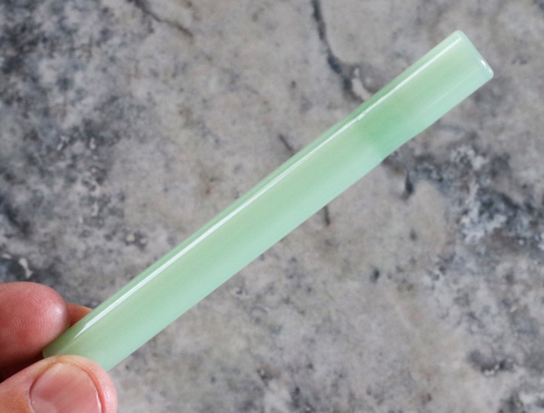 The Green Collection: 4" Glass Multi Hitter Pipes- Extra Thick Glass & Deep Bowl- Quality Glass Hitter Pipes - 4' Green Glass Hitters