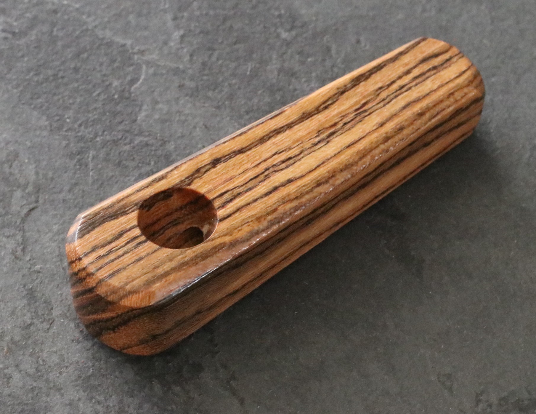 Exotic Wood Pipe-B12-3.25"-American Handcrafted Smoking Pipe - Exotic Wood Smoking Pipe