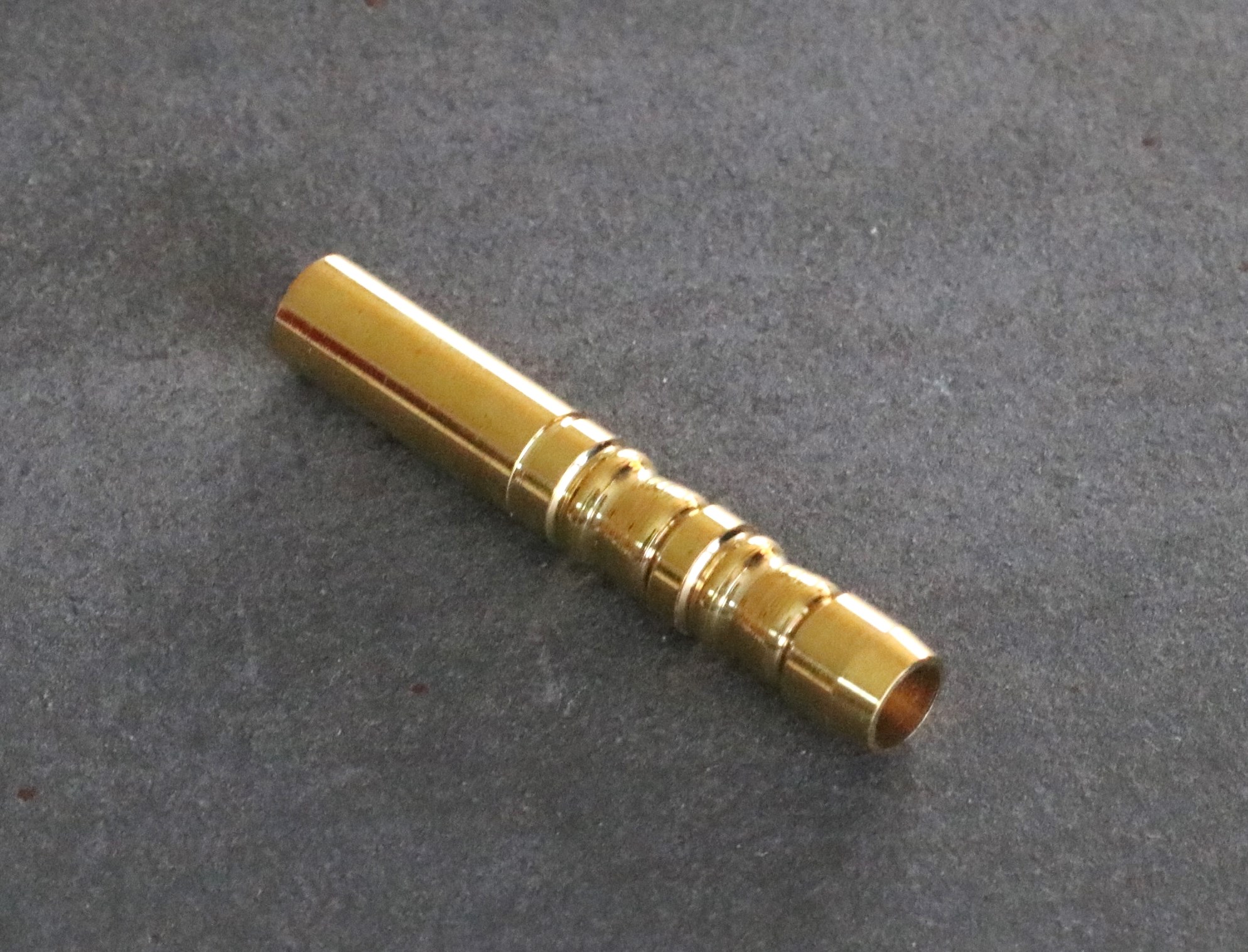 2" Brass One Hitters- Taj Mahal Decorative Solid Brass Pipe - 2' Taj Mahal Brass Pipe