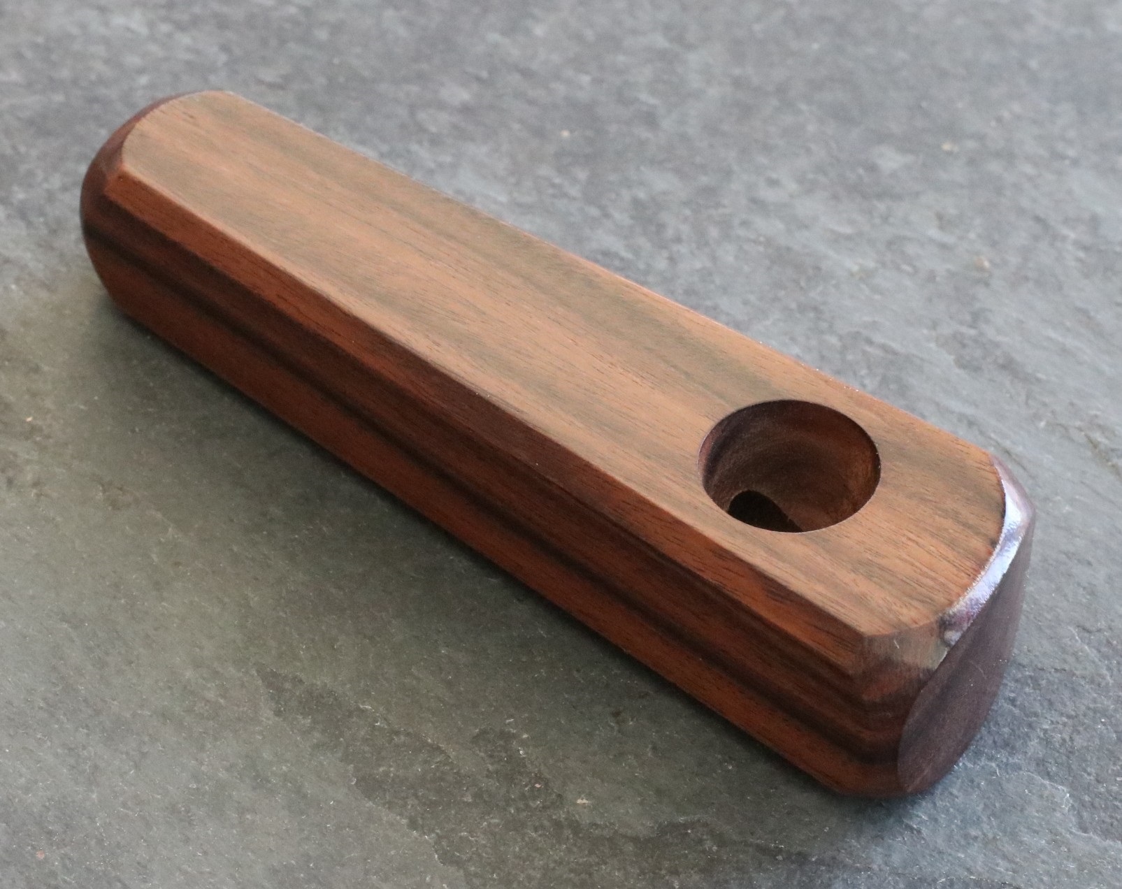 3.25" Exotic Wood Pipe-B11-Handcrafted American Wood Pipe - Traditional Smoking Pipe