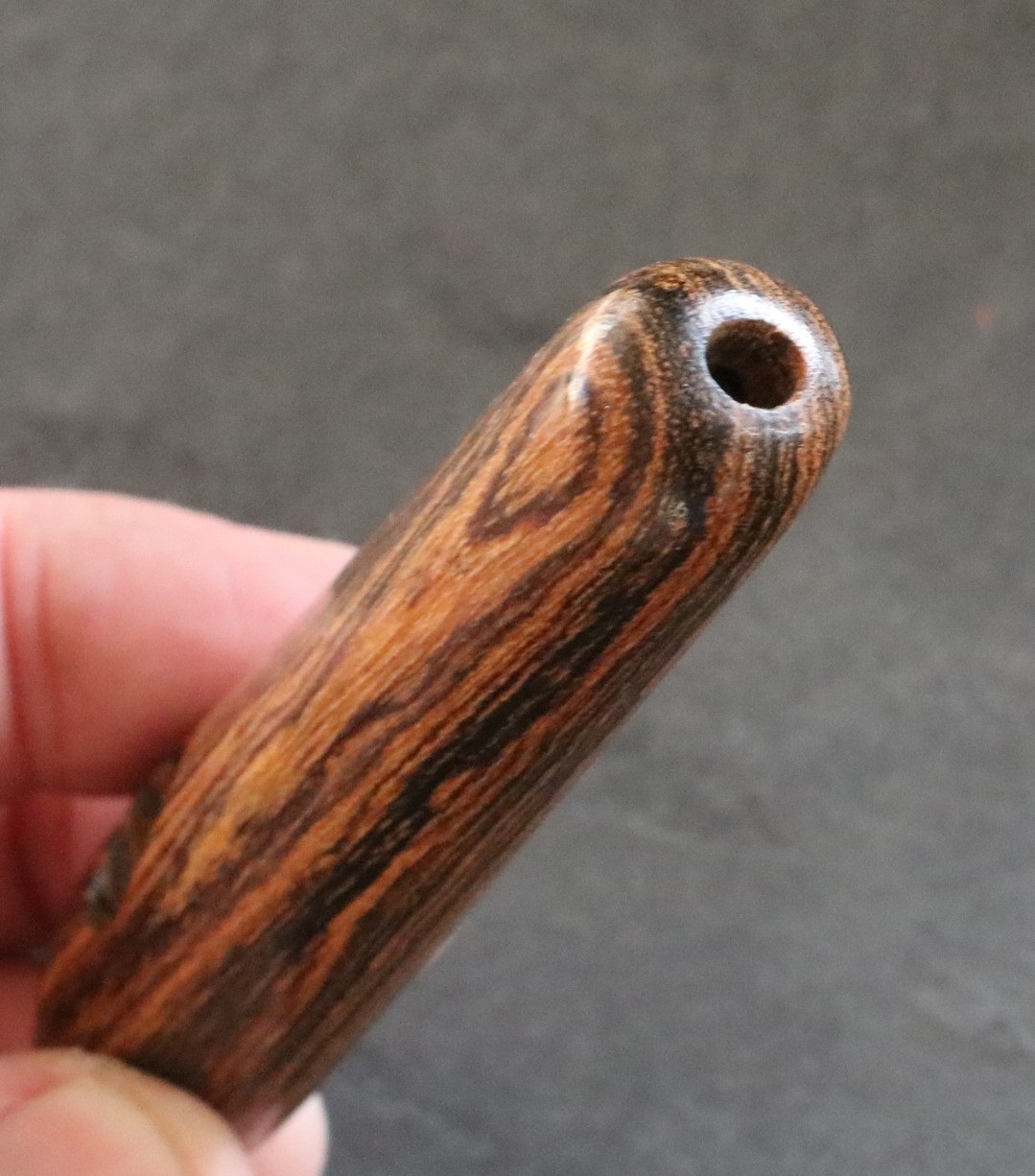 3.5" Exotic Wood Pipe-B30-Handcrafted American Wood Pipe - Smoking Pipe