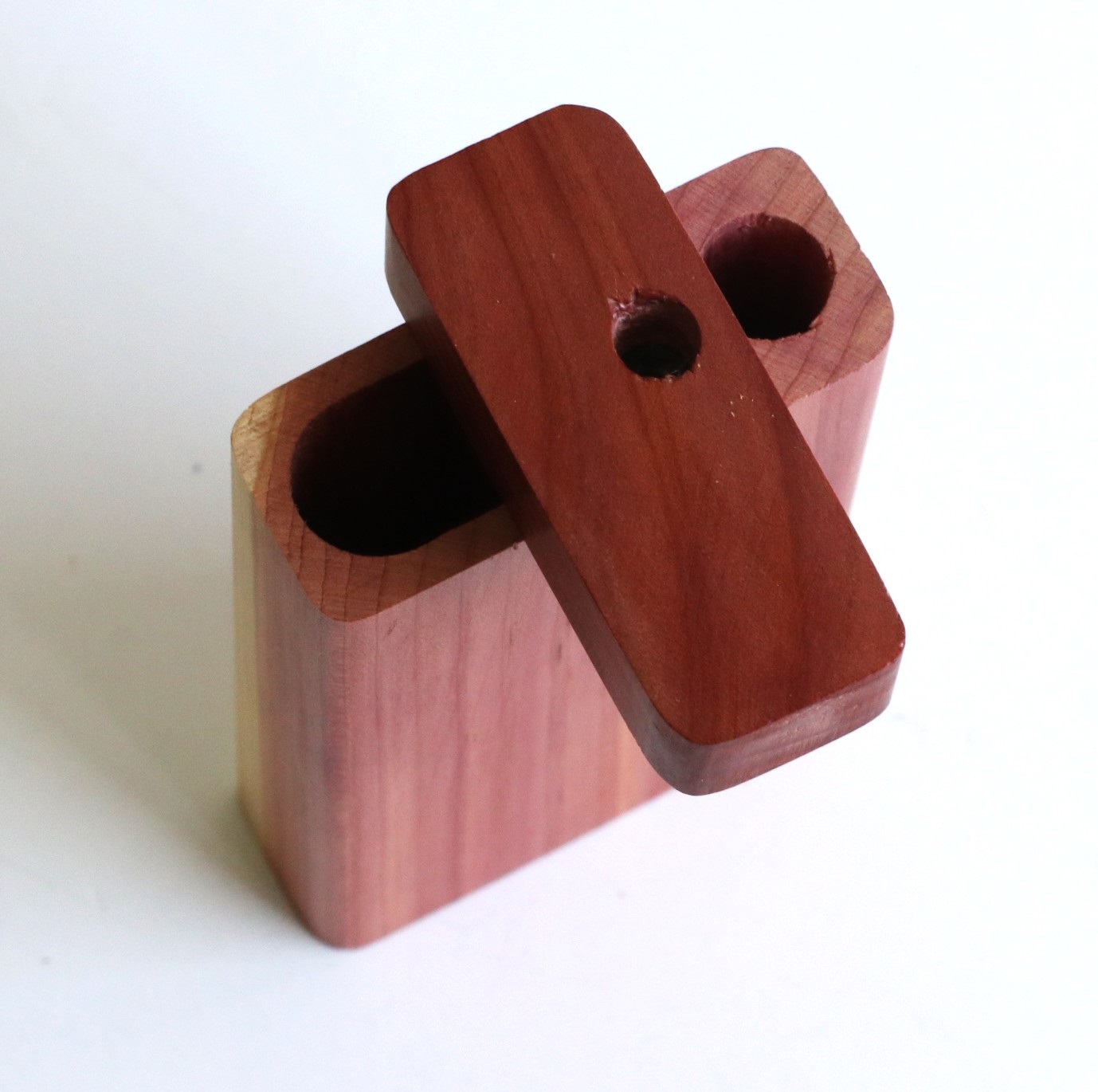 4" Cedar Wood Dugout and One hitter pipe-American Crafted-PRO 420 - The best Dugout