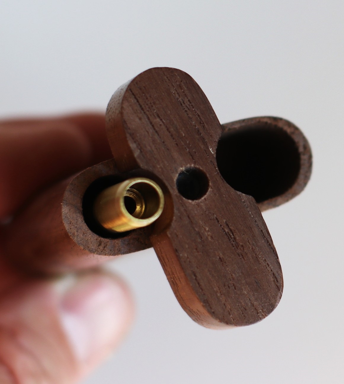 3" Exotic Wood Dugouts & One Hitter Pipe-American Crafted Small Stash Box by Better Life - Micro Dugout by Better Life