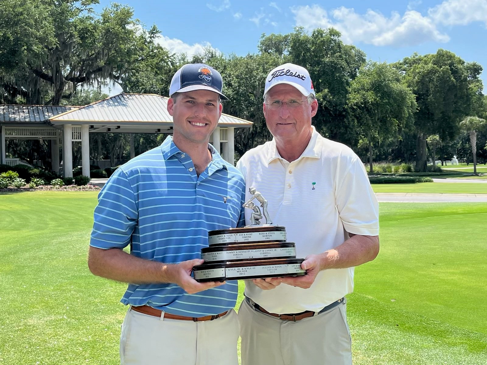 2024 Father-Son Champions - Weston and Jeff Bell