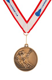 MDL-6 Male Lacrosse Medal ***AS LOW AS $3.20 each***