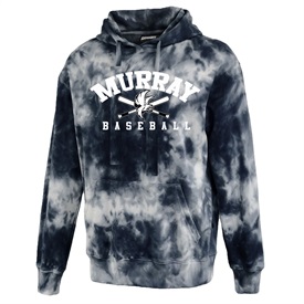 Murray Baseball Black Tie Dye Hoodie