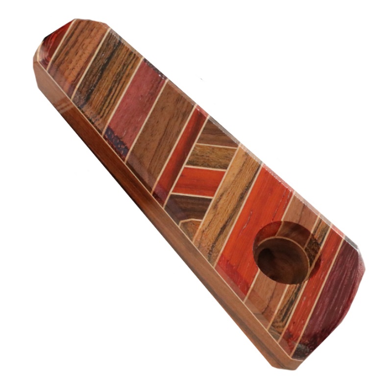Exotic Wood Pipe-B32-3.75