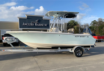 2025 Key West 203 FS Ice Blue/White Boat