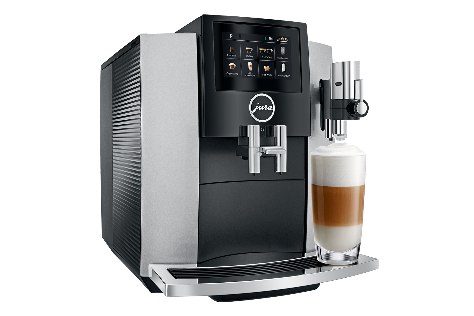 Carolina Coffee Jura S8 Moonlight Silver Carolina Coffee Jura S8 Moonlight Silver